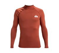 Men's Quiksilver Mens Everyday UPF 50 0 Long Sleeve Rash Vest - Red - Size: S