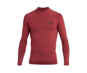 Quiksilver Long Sleeve UPF 50 Surf T-Shirt EVERYDAY UPF50 LS Mens Red