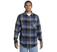 Quiksilver Long Sleeved top Motherfly Flannel Men Blue XXL