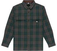 Quiksilver - Long sleeves Thick Shirt - Yankee LS Shirt Trekking Green Yankee Plaid for Men in Wool - Size L Green L