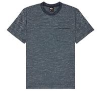 Quiksilver - Lopaz Striped S/S Pocket - T-shirt size XXL, grey/blue