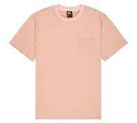 Quiksilver - Lopaz Striped S/S Pocket - T-shirt size XXL, pink