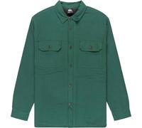 Quiksilver - Men's overshirt with fleece lining - Husson Sherpa Shirt Trekking Green for Men - Size XL Green XL