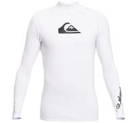 Quiksilver All Time - Long Sleeve UPF 50 Rash Vest - Men - S - White (EQYWR03357_WBB0|S)