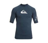 Quiksilver Mens All Time Rash Guard Shirt, Navy Blazer Heather, L EU