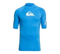 Quiksilver Men's All Time Rashguard Maillot de Surf À Manches Courtes Protection Solaire UPF 50 Rash Guard Shirt, Blithe, L