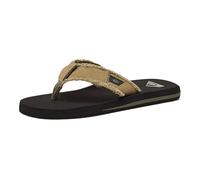 Quiksilver Men's AQYL100047 Flip Flops, Green (Green/Black/Brown), 13 UK