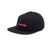QUIKSILVER MENS BASEBALL CAP.NEW BLACK DNA CLICKED RECYCLED ADJUSTABLE HAT W25