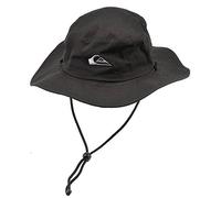 Quiksilver Men's Bushmaster Sun Protection Floppy Visor Bucket Hat, Black, One Size UK