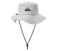 Quiksilver Men's Bushmaster Sun Protection Floppy Visor Bucket Hat, Sleet, Small/Medium