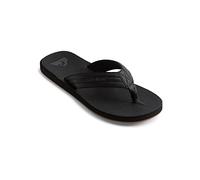 Quiksilver Men's Carver Nubuck Sandal, Solid Black, 13 UK