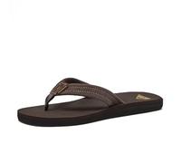 Quiksilver Men's Carver Suede Flip Flops, Multicolor Brown, 6 UK
