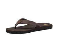 Quiksilver Men's Carver Suede Flip Flops, Multicolor Brown, 8 UK