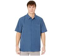 Quiksilver Men's Centinela 4 Button Up Comfort Fit Pocket Collared Shirt, Basil, Medium