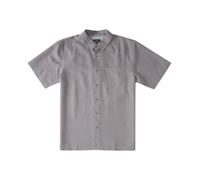 Quiksilver Men's Centinela 4 Button Up Comfort Fit Pocket Collared Shirt, Flint Gray Centinella, Large