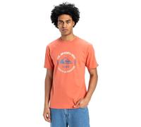 Quiksilver Men's Circle Logo Ss T-Shirt, Spiced Coral, S