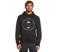 Quiksilver Mens Circle Trim Hooded Sweatshirt, Black, L EU