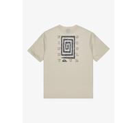 QUIKSILVER - Mens Cl Soul Maze T-Shirt - Snow White - Short Sleeve Tee
