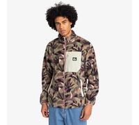 Quiksilver Mens Clean Coast Full Zip Fleece Jacket High Neck Sweatshirt Zip-Up