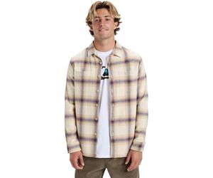 Quiksilver Mens DNA Flannel Shirt Long Sleeve Button Up Cotton Classic Collar