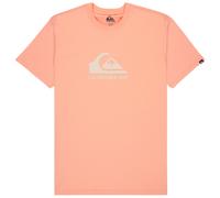 Men's Quiksilver Mens Ev Comp Logo Short Sleeve T-Shirt - Orange - Size: 38/Regular