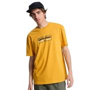Quiksilver Men's EV Starting Grid Short Sleeve T Shirt Top Mineral Yellow