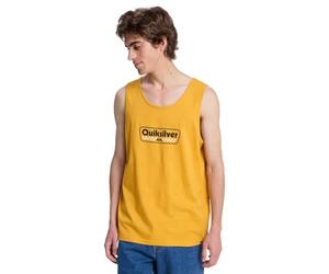 Quiksilver Men's EV Starting Grid Tank Top T Shirt Top Mineral Yellow