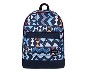 Quiksilver Mens Everyday Poster Medium Backpack Valarta Blue Tribal Tetris 32x12x41cm