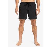 Quiksilver Mens Everyday Solid Volley 15 Boardshorts, Black, Size S, Men Black