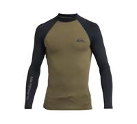 Quiksilver - Everyday UPF 50 L/S - Lycra size S, olive