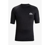 Quiksilver Upf50 Short Sleeve Rash Guard Black L Men