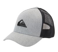 (One Size, Heather Grey) Quiksilver Mens Grounder Snapback Adjustable Baseball Trucker Cap Hat