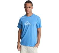 Quiksilver Mens Logo T-Shirt, Blue, Size S, Men Blue