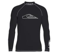 Quiksilver Men's Mercury Long Sleeve UPF50 Surf Shirt Rashguard Black/Black Size XXL