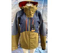 Quiksilver Men's Mission Plus Winter Ski Jacket 10K, Military Olive, Size Large