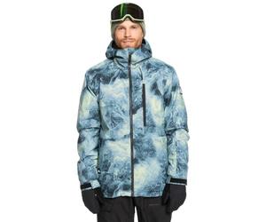 Quiksilver Men's Mission Printed Snow Jacket, Multicolor, Size:
