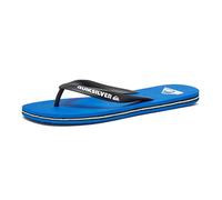 Quiksilver Men's Molokai 3 Point Flip Flop Sandal, Black/Blue/Black, 9 UK