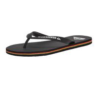 Quiksilver Men's Molokai 3 Point Flip Flop Sandal, Black/Red/Green, 7 UK