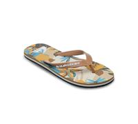 Quiksilver Mens Molokai Art Flip Flops - Bone White Interact Floral - 12UK