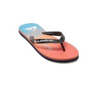 Quiksilver Men's Molokai Art II Sandal, Blue/Orange, 8 UK
