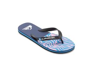 Quiksilver Men's Molokai Art Sandal, Black Blue Pink, 5.5 UK