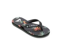 Quiksilver Men's Molokai Art Sandal, Black/Orange/Green, 5.5 UK