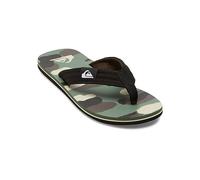 Quiksilver Men's Molokai Layback Ii Sandal, Black Brown Green, 5.5 UK