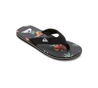 Quiksilver Men's Molokai Layback Ii Sandal, Black/Orange/Green, 5.5 UK