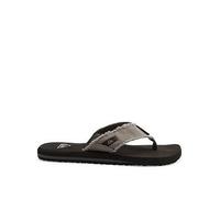 Quiksilver Mens Monkey Abyss Flip Flops, Grey, Size 12, Men Grey