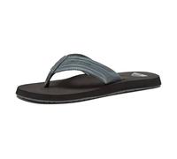 Quiksilver Men's Monkey Wrench 3 Point Flip Flop Athletic Sandal, Grey/Black/Grey, 10 UK