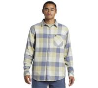 Quiksilver Mens Motherfly Flannel Shirt Long Sleeve Button Up Cotton Collar