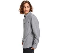 Quiksilver Mens Motherfly Heather Button Up Long Sleeve Shirt