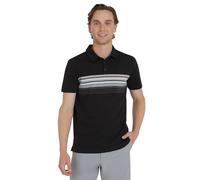 Quiksilver Men's Premium Soft Cotton Jersey Short Sleeve Polo Shirt, Black, Large