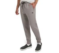 Quiksilver Men's Regular Fit Active Performance Heavyweight Jacquard Mesh and Polar Fleece Jogger Pants Sweatpants, Alloy, X-Large
